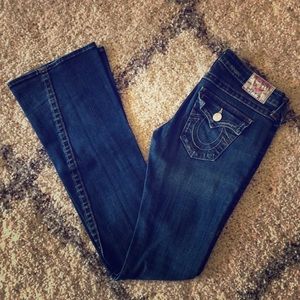 True Religion Jeans- Joey Boot Leg Cut Distressed
